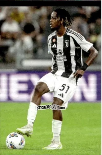 Figurina Samuel Mbangula - Juventus 2024-2025 n. 181 - Euro Publishing