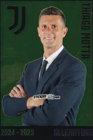 Cromo Thiago Motta - Juventus 2024-2025 n. J1 - Euro Publishing
