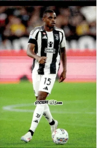 Figurina Pierre Kalulu - Juventus 2024-2025 n. 87 - Euro Publishing