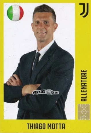 Cromo Thiago Motta - Juventus 2024-2025 n. 4 - Euro Publishing