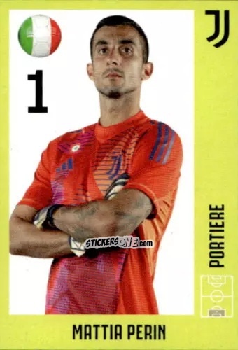 Figurina Mattia Perin - Juventus 2024-2025 n. 5 - Euro Publishing