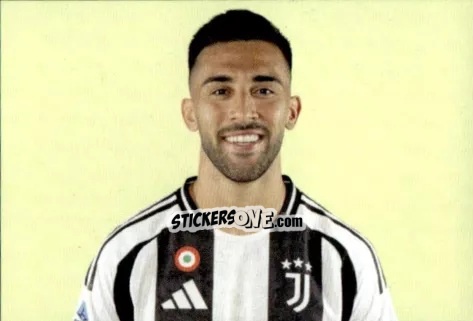 Cromo Nico Gonzalez - Juventus 2024-2025 n. 48 - Euro Publishing