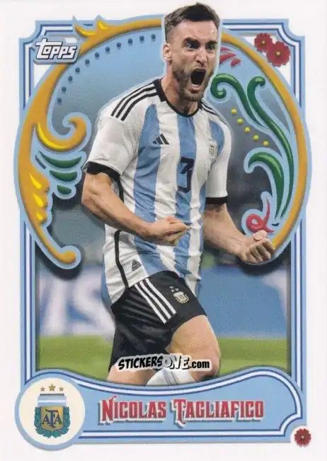 Cromo Nicolas Tagliafico - Argentina Fileteado 2023
 n. 10 - Topps