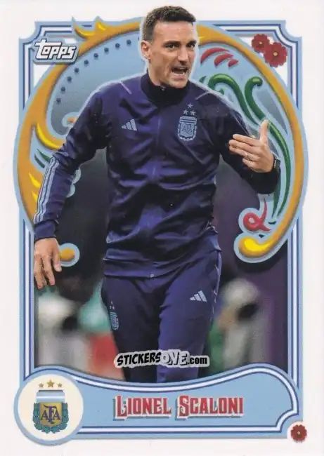 Cromo Lionel Scaloni