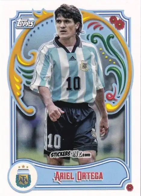 Sticker Ariel Ortega - Argentina Fileteado 2023
 n. 48 - Topps