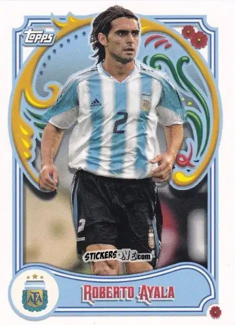 Cromo Roberto Ayala