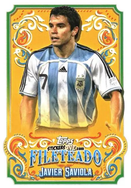 Cromo Javier Saviola