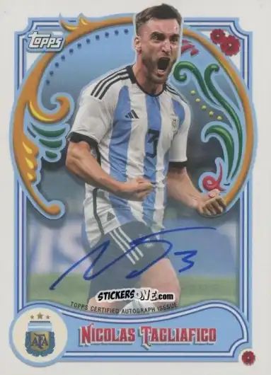 Cromo Nicolas Tagliafico - Argentina Fileteado 2023
 n. 10au - Topps