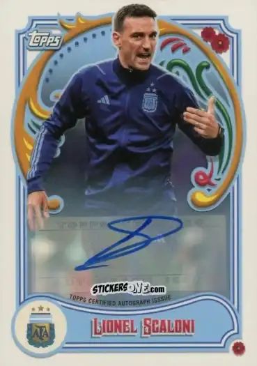 Cromo Lionel Scaloni