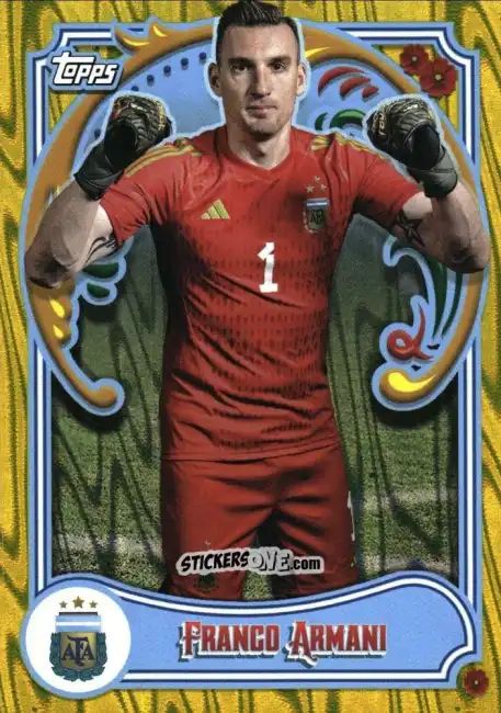 Sticker Franco Armani - Argentina Fileteado 2023
 n. 3y - Topps