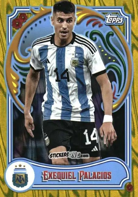 Cromo Exequiel Palacios
