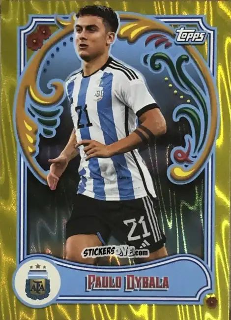 Sticker Paulo Dybala - Argentina Fileteado 2023
 n. 23y - Topps