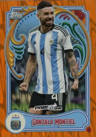 Cromo Gonzalo Montiel - Argentina Fileteado 2023
 n. 5o - Topps