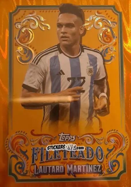 Cromo Lautaro Martínez - Argentina Fileteado 2023
 n. FT-5o - Topps
