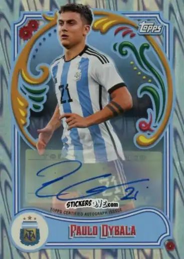 Sticker Paulo Dybala - Argentina Fileteado 2023
 n. 23au-sbw - Topps