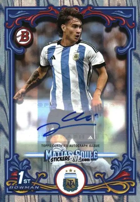 Sticker Matías Soulé - Argentina Fileteado 2023
 n. 32au-sbw - Topps