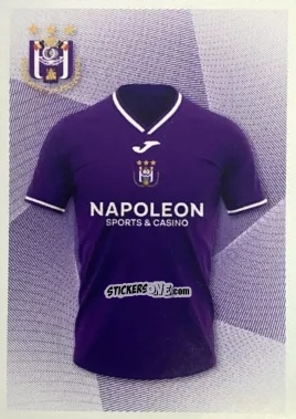 Sticker RSC Anderlecht Home kit - Belgian Pro League 2024-2025
 n. 24 - Panini