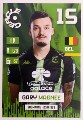 Sticker Gary Magnée - Belgian Pro League 2024-2025
 n. 82 - Panini