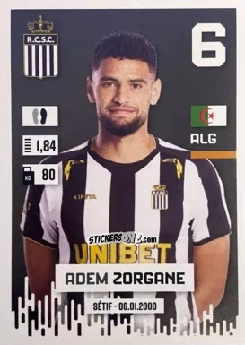 Cromo Adem Zorgane - Belgian Pro League 2024-2025
 n. 120 - Panini