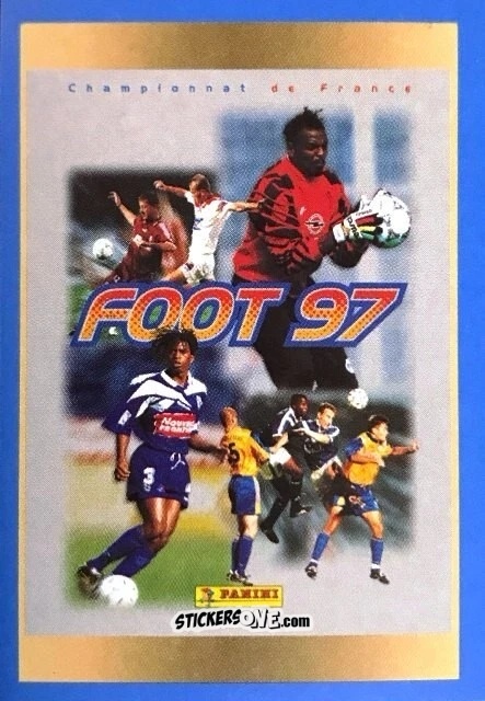 Sticker Panini Foot 1996-1997