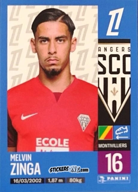 Sticker Melvin Zinga