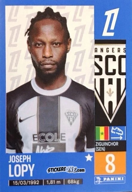 Figurina Joseph Lopy - Foot 2024-2025
 n. 28 - Panini