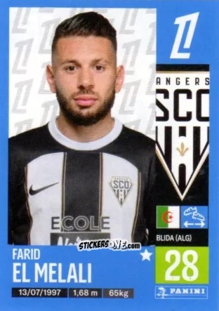 Figurina Farid El Melali - Foot 2024-2025
 n. 35 - Panini