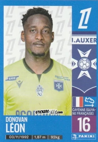 Cromo Donovan Léon - Foot 2024-2025
 n. 44 - Panini