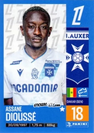 Figurina Assane Dioussé - Foot 2024-2025
 n. 56 - Panini