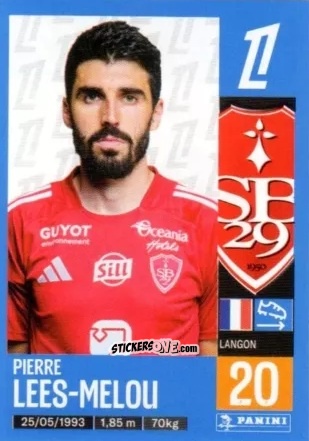 Figurina Pierre Less-Melou - Foot 2024-2025
 n. 82 - Panini