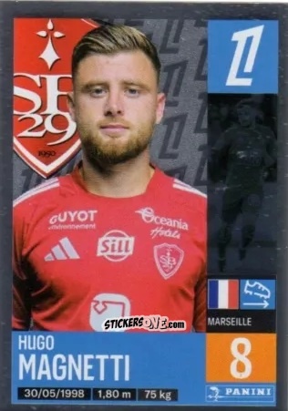 Figurina Hugo Magnetti - Foot 2024-2025
 n. 83 - Panini