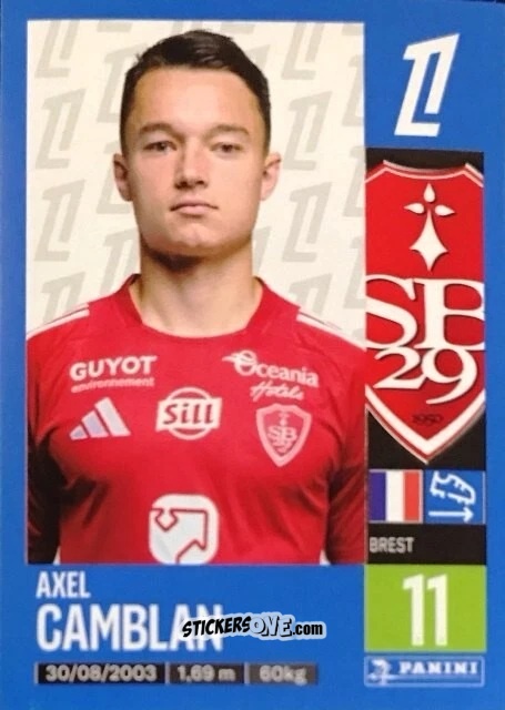 Sticker Axel Camblan - Foot 2024-2025
 n. 89 - Panini
