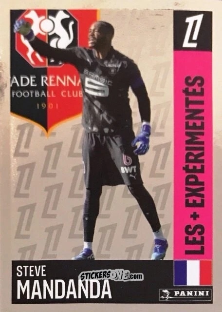 Cromo Steve Mandanda (Stade Rennais FC) - Foot 2024-2025
 n. 92 - Panini