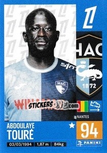Sticker Abdoulaye Touré - Foot 2024-2025
 n. 117 - Panini