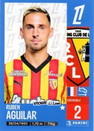 Cromo Ruben Aguilar - Foot 2024-2025
 n. 128 - Panini