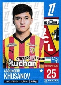 Sticker Abdukodir Khusanov - Foot 2024-2025
 n. 132 - Panini