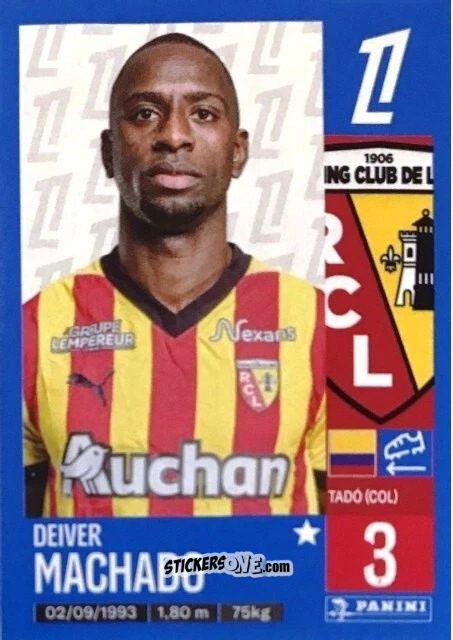 Figurina Deiver Machado - Foot 2024-2025
 n. 133 - Panini