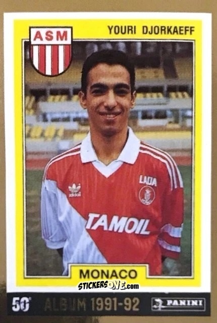 Sticker Youri Djorkaeff