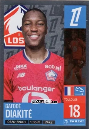 Sticker Bafodé Diakité - Foot 2024-2025
 n. 159 - Panini