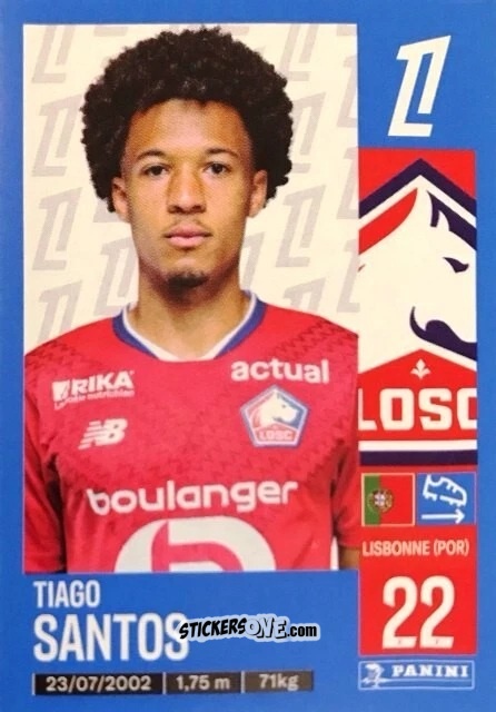 Cromo Tiago Santos - Foot 2024-2025
 n. 164 - Panini