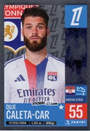 Sticker Duje Ćaleta-Car - Foot 2024-2025
 n. 183 - Panini