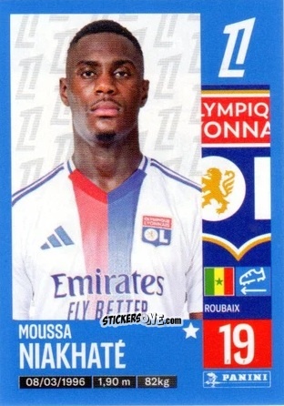 Cromo Moussa Niakhaté - Foot 2024-2025
 n. 187 - Panini