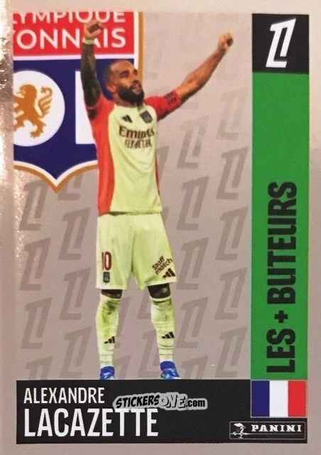 Sticker Alexandre Lacazette (Olympique Lyonnais)