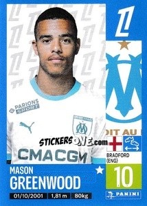 Sticker Mason Greenwood - Foot 2024-2025
 n. 230 - Panini