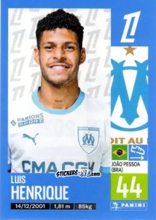 Figurina Luis Henrique - Foot 2024-2025
 n. 232 - Panini