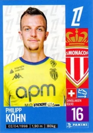Sticker Philipp Köhn - Foot 2024-2025
 n. 238 - Panini