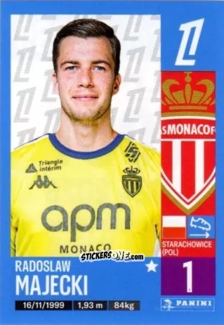 Sticker Radosław Majecki - Foot 2024-2025
 n. 239 - Panini