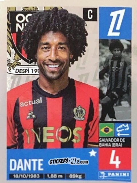 Figurina Dante Bonfim - Foot 2024-2025
 n. 332 - Panini