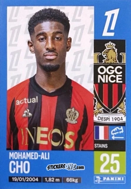Sticker Mohamed-Ali Cho - Foot 2024-2025
 n. 342 - Panini