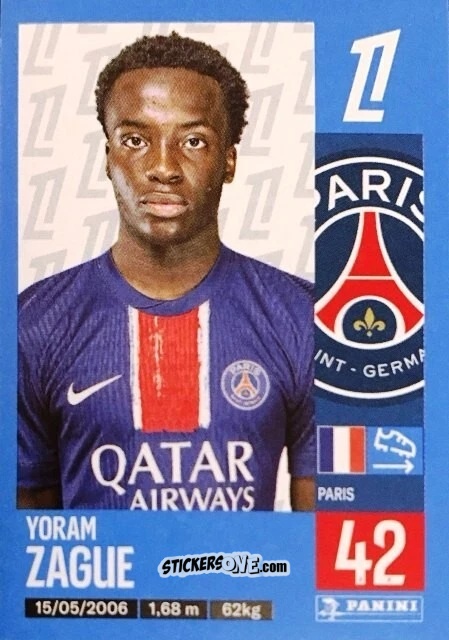 Sticker Yoram Zague